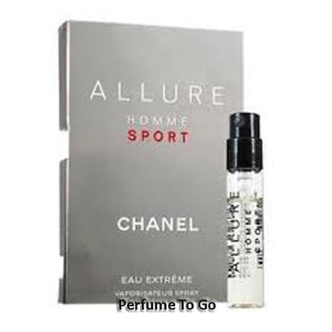 chanel allure sample|Chanel Allure Homme Sport For Men Eau de Toilette Sample.